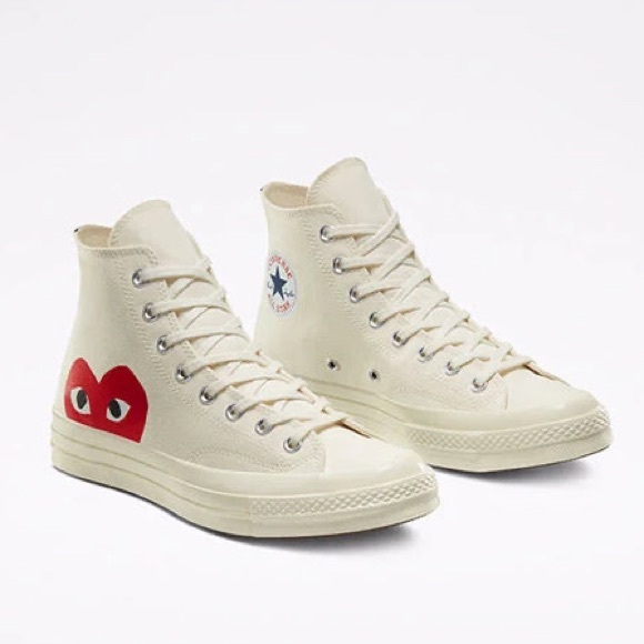 Comme des Garcons PLAY Shoes - Converse x Comme des Garçons PLAY Chuck 70 High Top